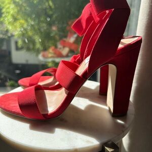 Elegant Red Women's Heels